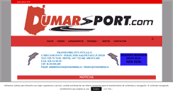 Desktop Screenshot of dumarsport.com